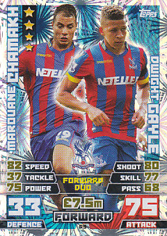 Gayle Chamakh Crystal Palace 2014/15 Topps Match Attax Duo #D5